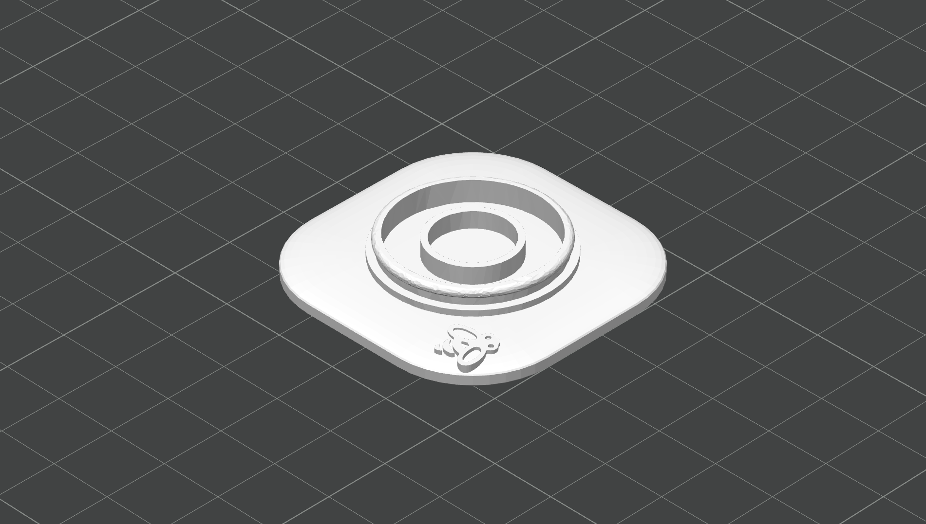 Miniatura 2 do modelo 3D Ecobee Sensor Wall Mount