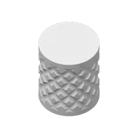Vase spiralé plissé losange — photo 3