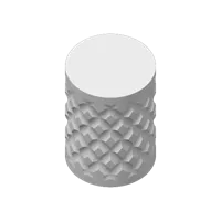 Vase spiralé plissé losange — photo 6