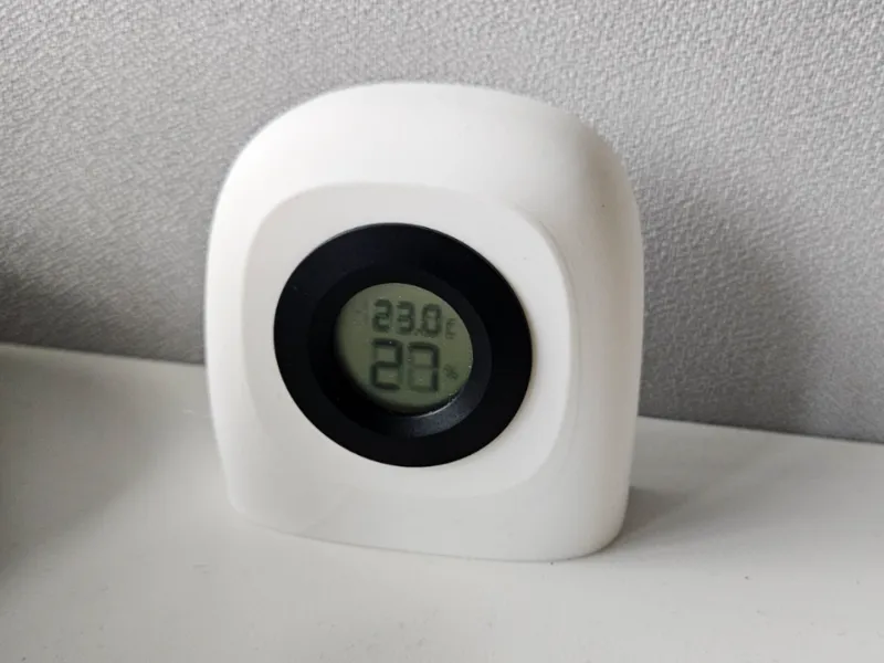 Desk thermometer hygrometer (Bambulab circular)