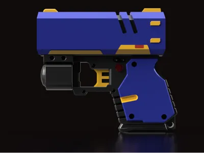 LIL BULKY - SMALL SCIFI PROP HANDGUN