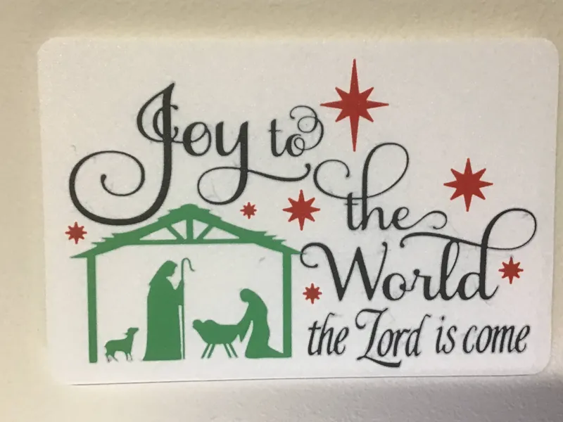 Joy To The World Christmas Sign