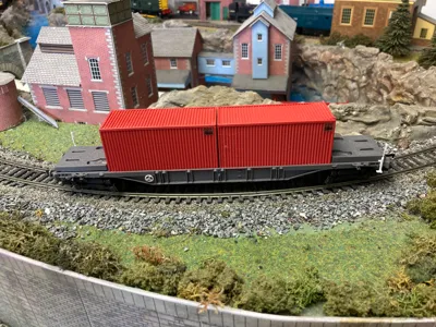 OO Gauge Model Railway - Intermodal Wagon