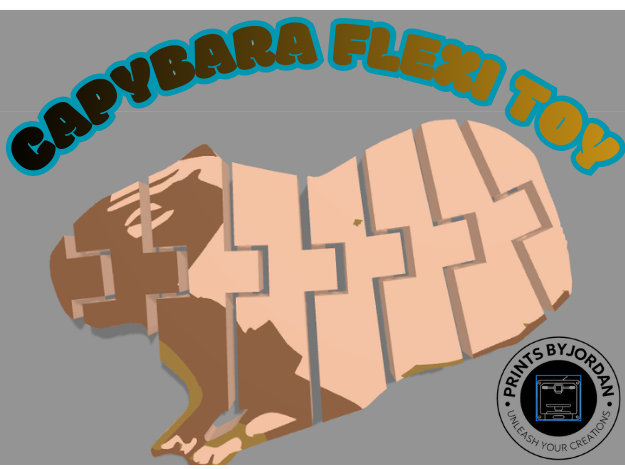Capybara Flexi Toy
