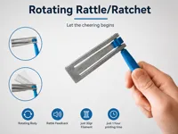 Komplettes Druckset einer Rassel