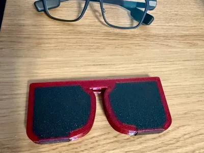 Even Realities G1B Multi-Material Solar Clip Case