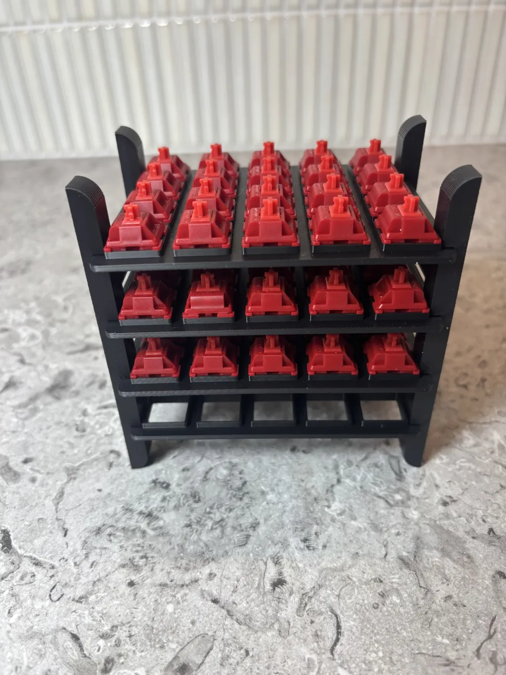 Mechanical Switches Display and Storage Rack - Free 3D Print Model ...
