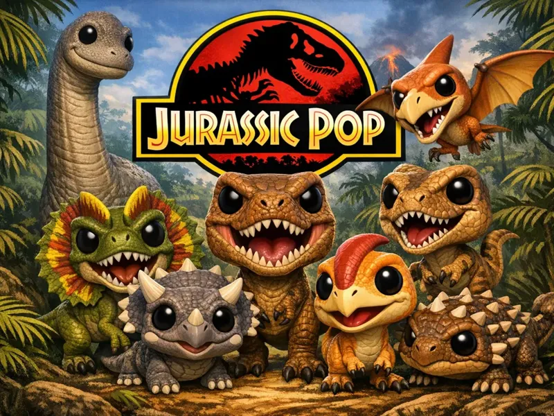 Jurassic Pop, Dinosauri in stile Funko Pop