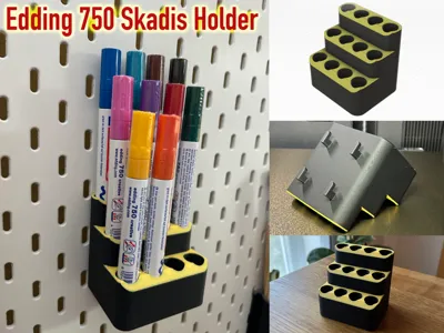 Skadis Holder for Edding 750 paint markers