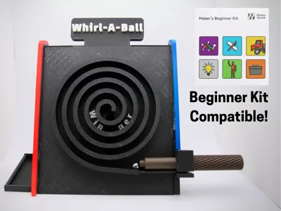 Whirl-A-Ball Arcade Machine (With Ball Return)