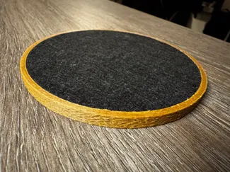 Wood Coasters with Vilt