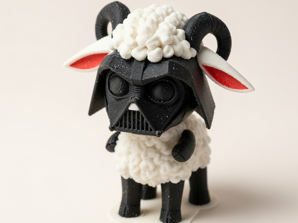 Miniatura 1 do modelo 3D Darth Vader Easter Lamb