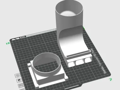 8cm compact silent exhaust fan kit, A1 enclosure exhaust