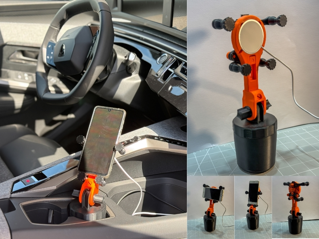 Porta telefono regolabile MagSafe per auto