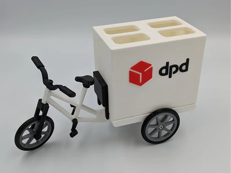 Cargo Bike model DPD desk organizer