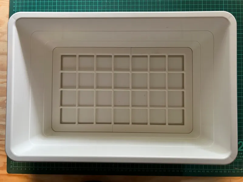 Gridifnity Base für IKEA Sockerbit Box