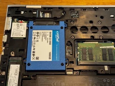 Hard drive frame for HP Probook 650 G5 