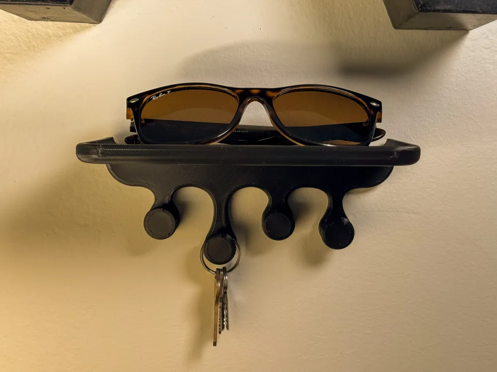 Drip Keys Shelf by ClockwerkCreations MakerWorld: Download Free 3D Models