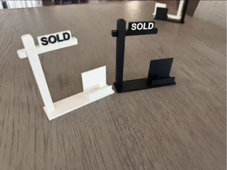 Real Estate Card Holder For Vertical Cards