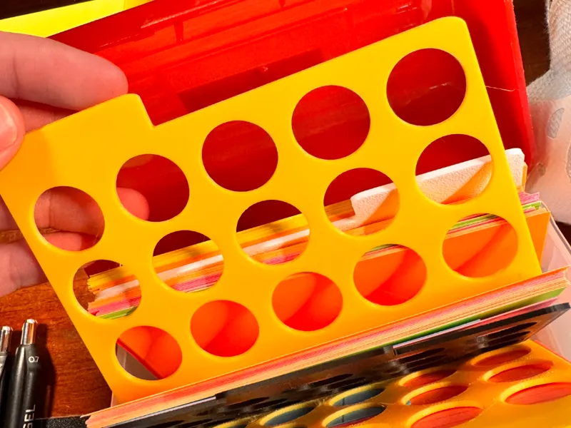 3x5 Index Card Organizer Dividers