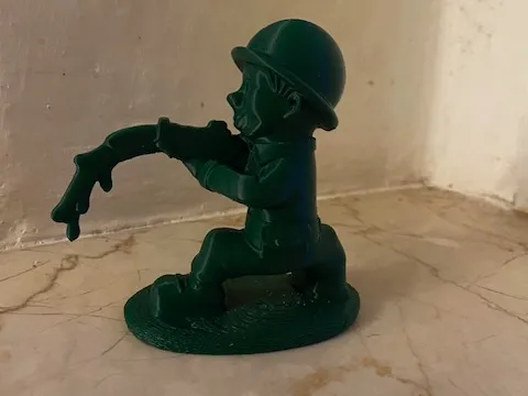 Peace Soldier Soldatino con Fucile sgonfio No War