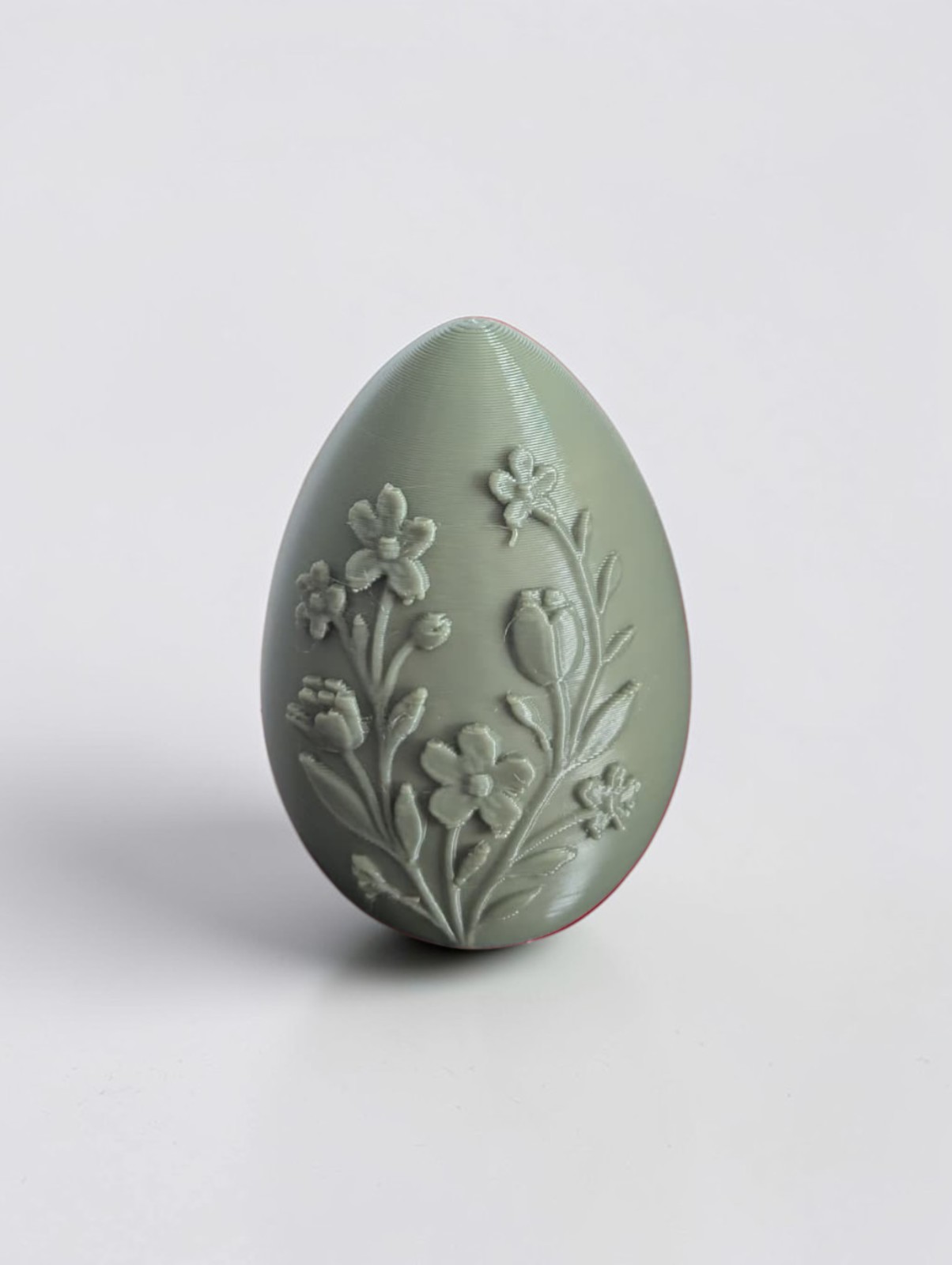 Miniatura 1 do modelo 3D Floral Easter Egg - Easter Decor