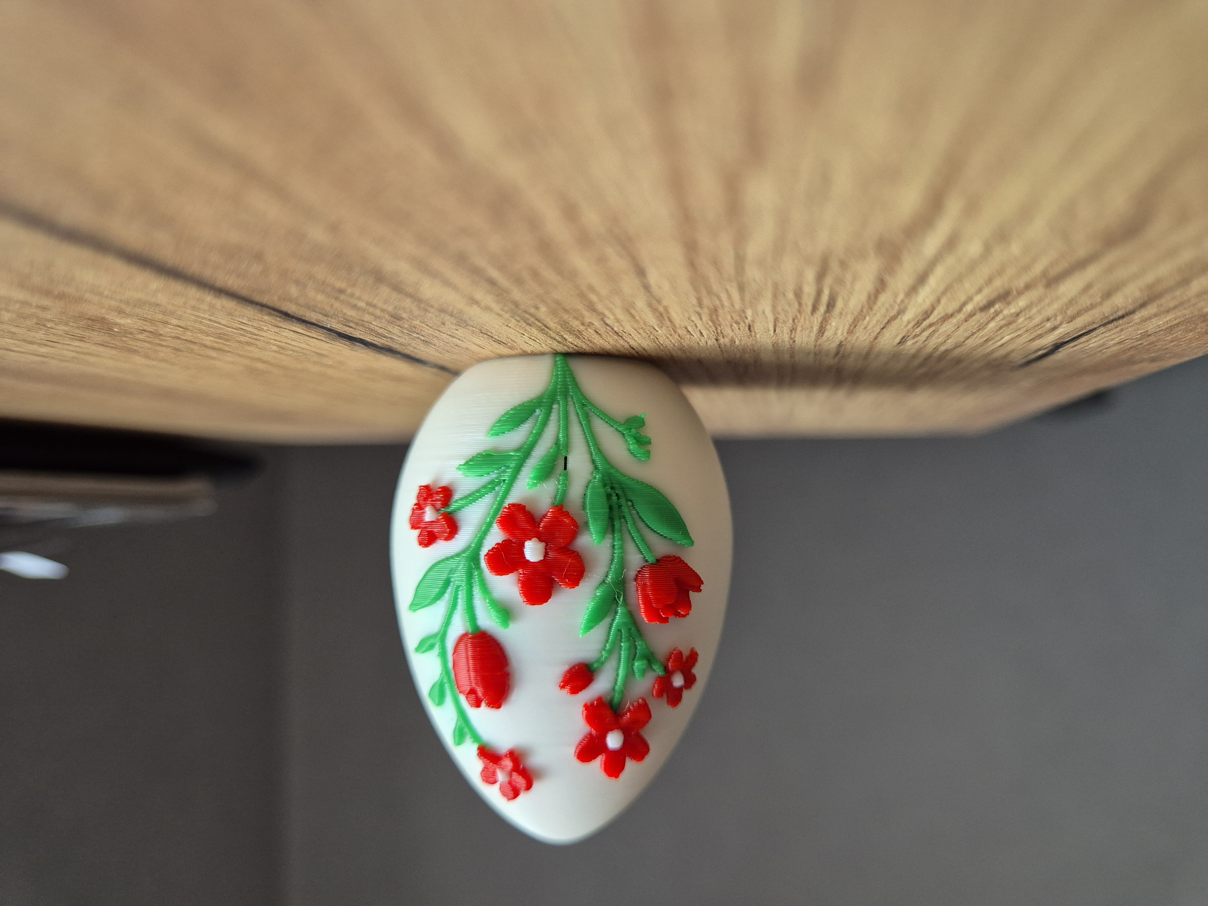 Miniatura 2 do modelo 3D Floral Easter Egg - Easter Decor