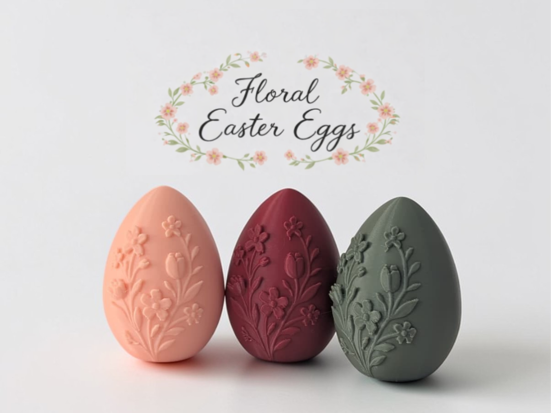 Floral Easter Egg - Easter Decor
