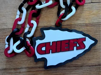 Chiefs Bling arrowhead pendant