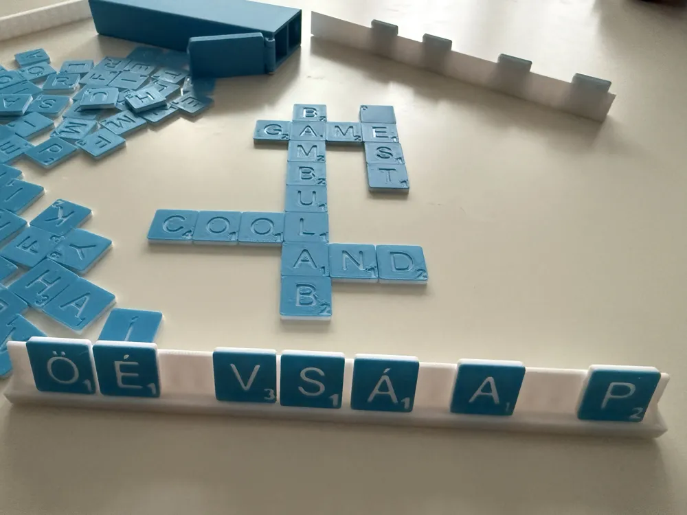 Customizable Scrabble Letter Game Cube Generator - Free 3D Print Model ...