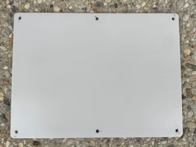Parametric blanking plate