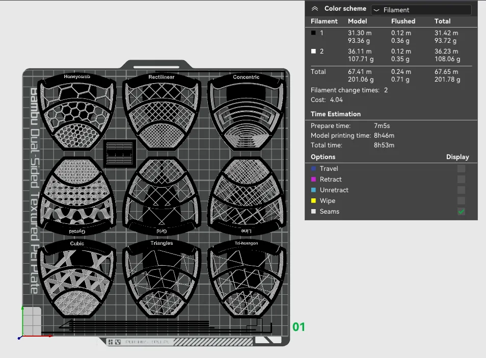 Bambu Labs Infill Patterns Remixed by Printman - MakerWorld
