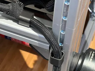Extrusion Cable Clip for Sim Racing Rigs