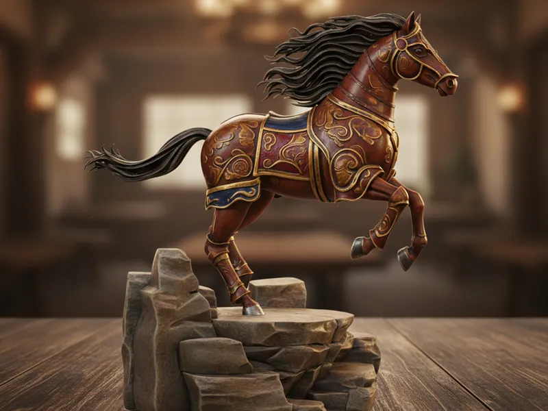 CAVALO DE GUERRA MEDIEVAL