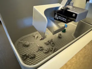 Longer A1 Poop Bin & Enhanced Deflector - Z-Axis 