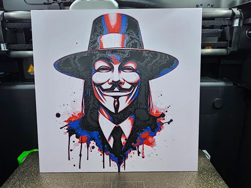 V for Vendetta Hueforge