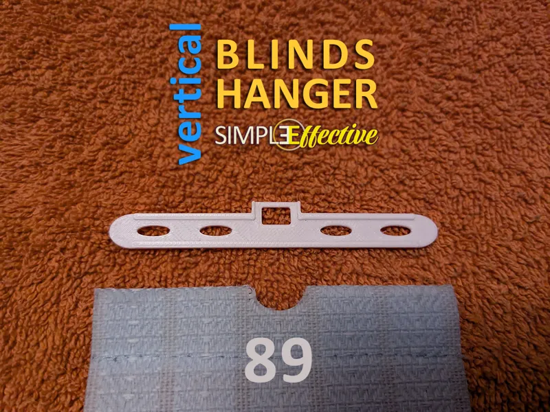 Vertical Blinds Hanger [89mm] – Simple&Effective
