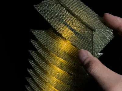 Korean Transparent Tiled Roof Mood Light