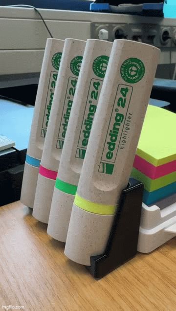 Desktop Organizer für 4 Textmarker (Edding 24)