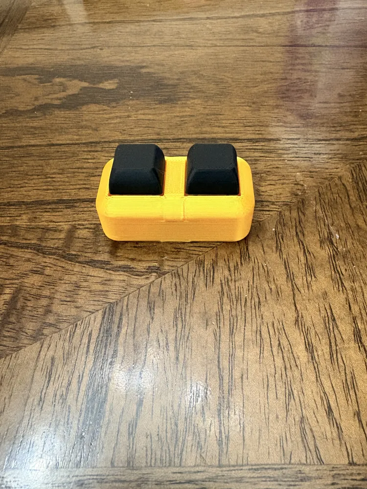 Fidget Clicker-Double Button - Free 3D Print Model - MakerWorld