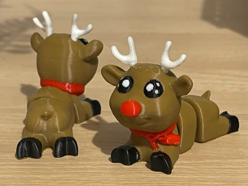 Articulated Christmas Reindeer 