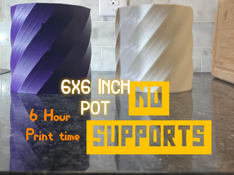Modern Plant Pot 6x6in