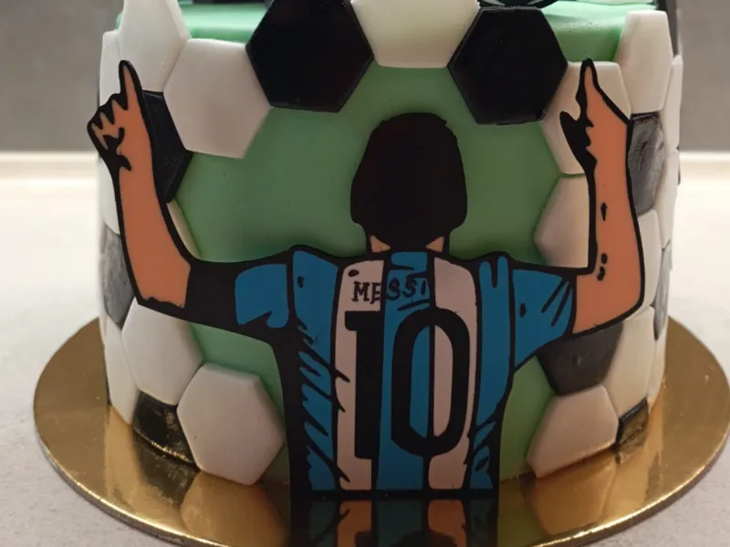 Football Star - Cake Topper
