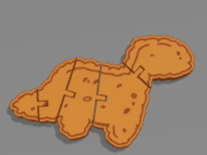 dino chicken nugget