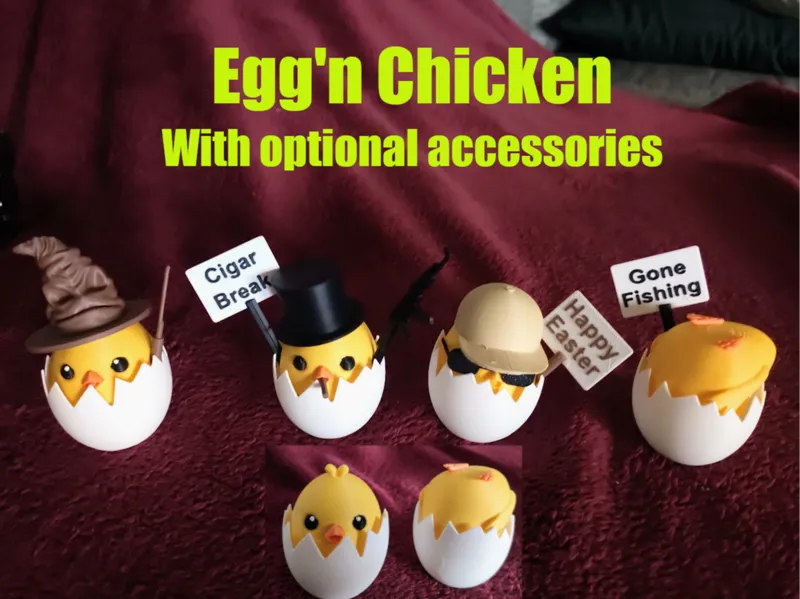 Egg'n Chicken - with optional accessories