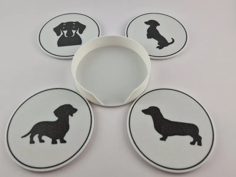 Dachshund Coaster Set