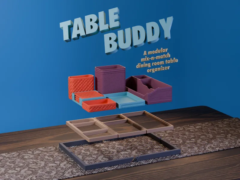 Table Buddy - Modular Dining Room Table Organizer