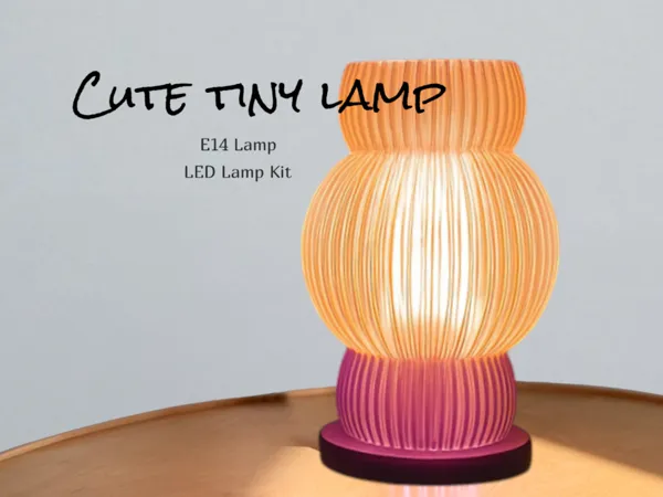 Petite lampe mignonne (culot E14)