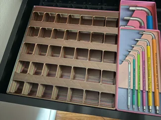 Gridfinity Small Parts 5 x 5 x 35 Bins