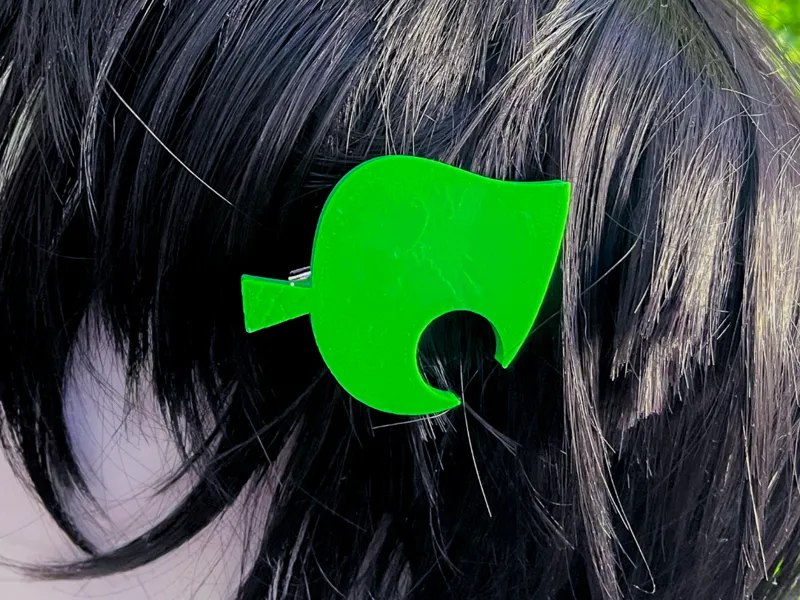 Animal Crossing New Leaf Hair Clip